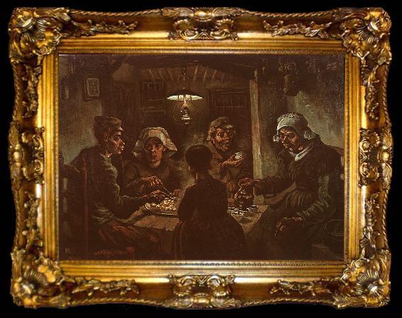 framed  Vincent Van Gogh The Potato Eaters, ta009-2